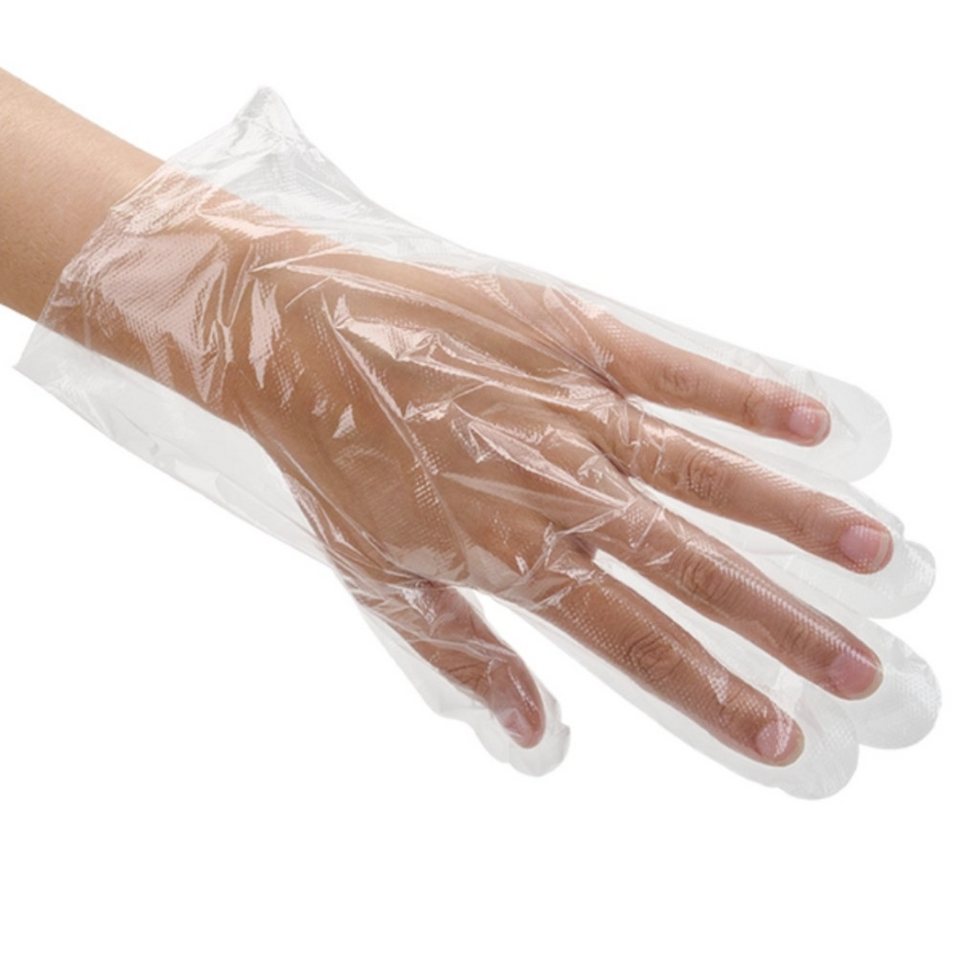 DocMed Einweghandschuhe Poly-Handschuhe (Polyethylen Handschuhe, 100-St., Suchtz für hygienische Anwendungen, einmaliger Gebrauch) Leicht und flexibel, Verbesserte Griffigkeit