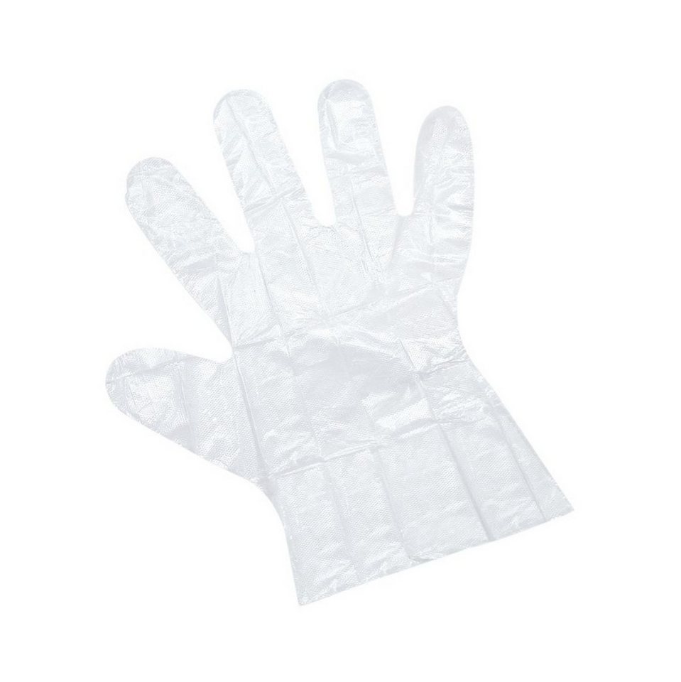 DocMed Einweghandschuhe Poly-Handschuhe (Polyethylen Handschuhe, 100-St., Suchtz für hygienische Anwendungen, einmaliger Gebrauch) Leicht und flexibel, Verbesserte Griffigkeit Bild 2