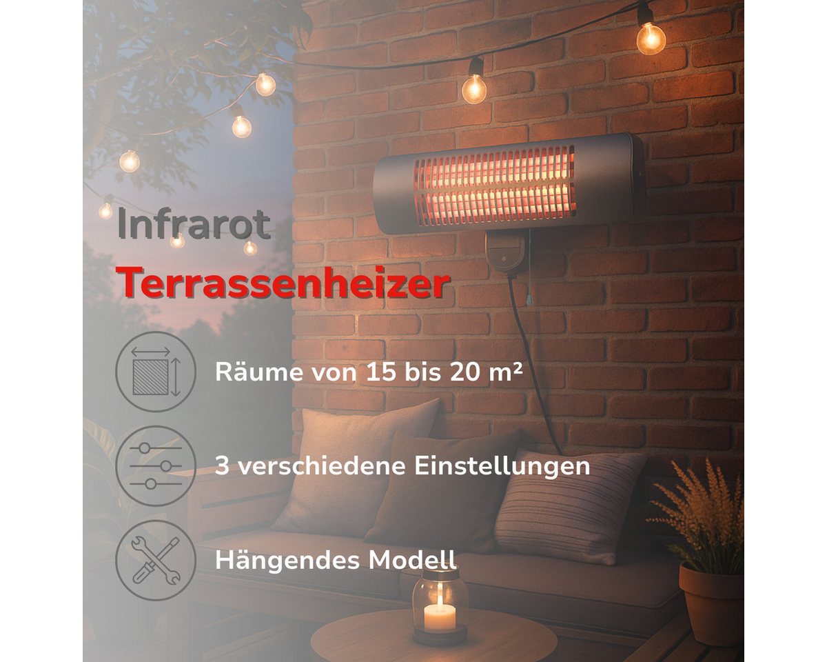 Alpina Terrassenstrahler alpina Infrarotheizung