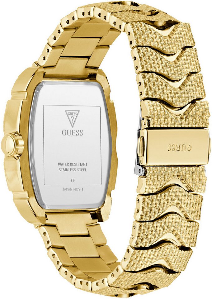 Guess Multifunktionsuhr NILE GW0885G1, Quarzuhr, Armbanduhr, Herrenuhr, Datum, Wochentag, Edelstahlarmband Bild 3
