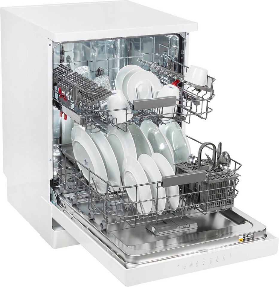 BAUKNECHT Standgeschirrspüler OBFC Ecostar2 5320, 8,9 l, 14 Maßgedecke, ActiveDry – automatische Türöffnung für bessere Trockungsergebnisse