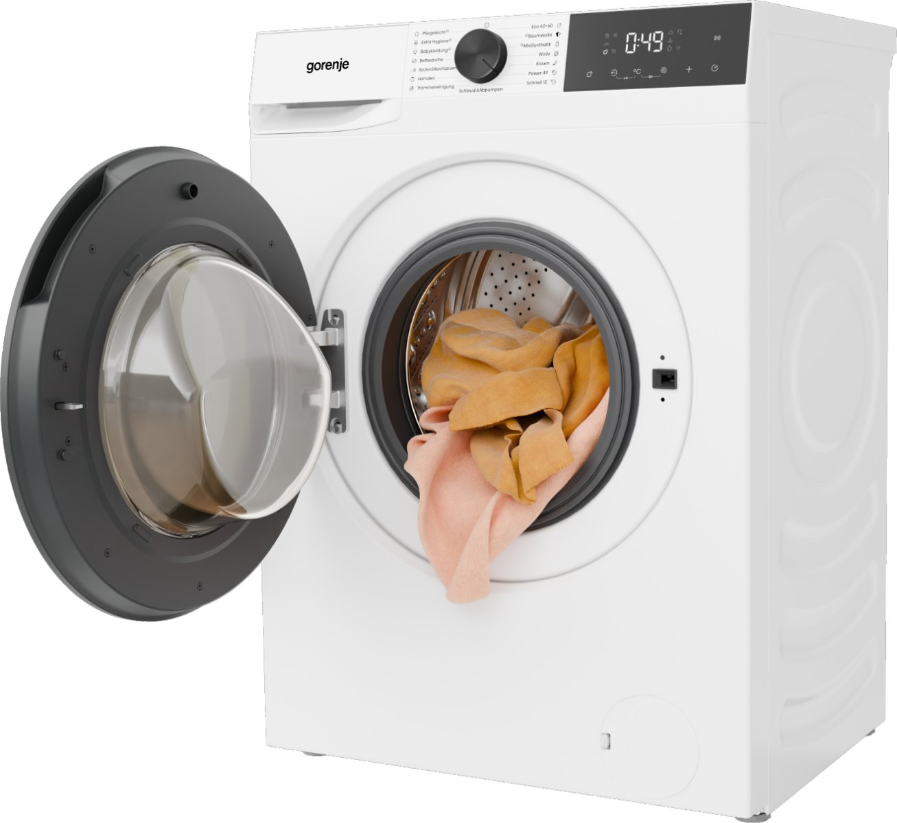 GORENJE Waschmaschine G200 W53G2P84A3P2, 8 kg, 1400 U/min, 30% besser als Energieklasse A, Inverter PowerDrive Motor Bild 4