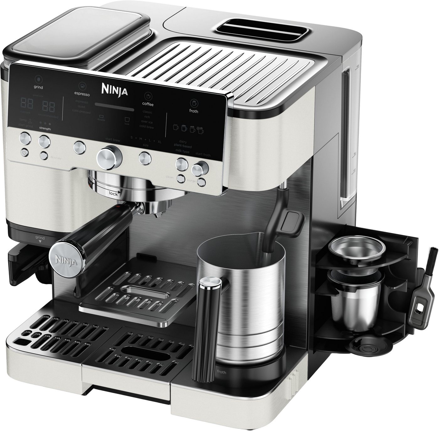 NINJA Espressomaschine ES655EU Luxe Café Premier Plus-Serie, Drei Maschinen in einer: Espresso-, Filterkaffee- und Cold Brew Bild 3