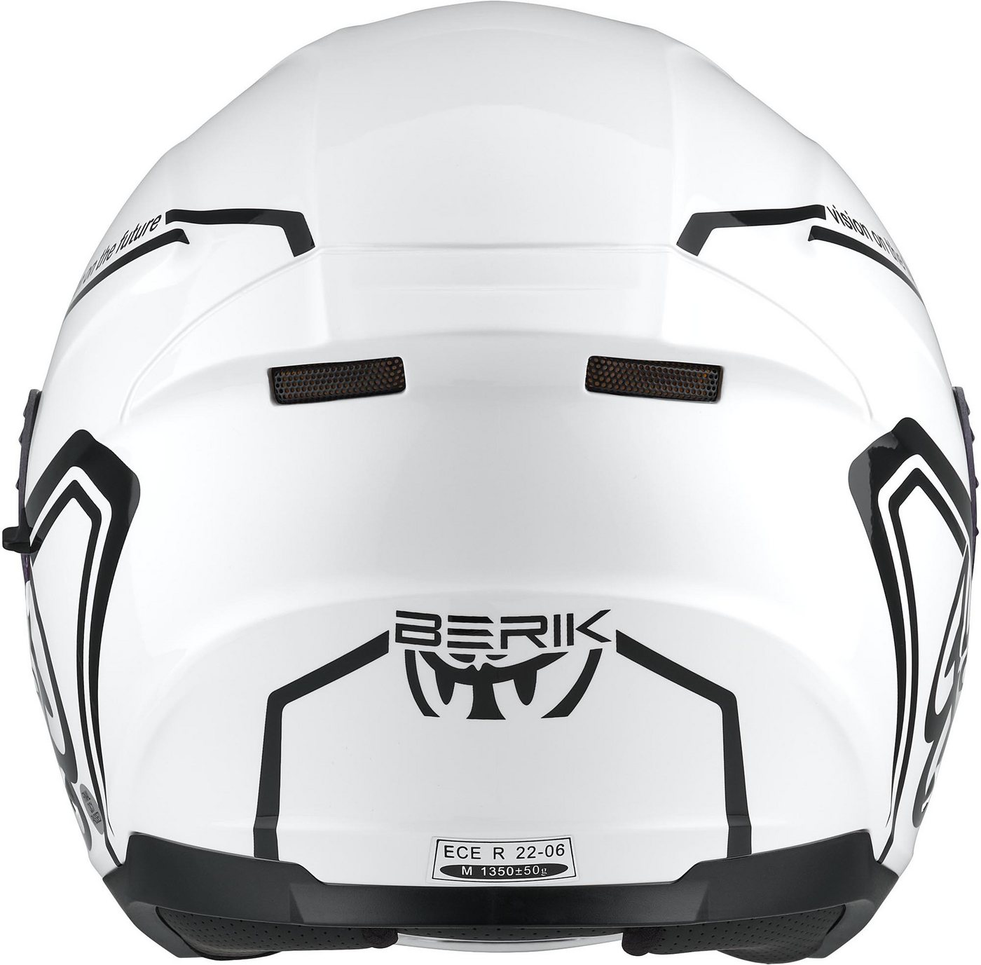 Berik Motorradhelm OF669 Balika Jethelm, Vorbereitet Für Kommunikationssystem,herausnehmbares Innenfutter Bild 2