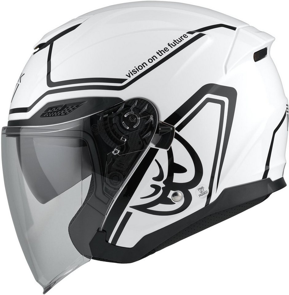 Berik Motorradhelm OF669 Balika Jethelm, Vorbereitet Für Kommunikationssystem,herausnehmbares Innenfutter Bild 3