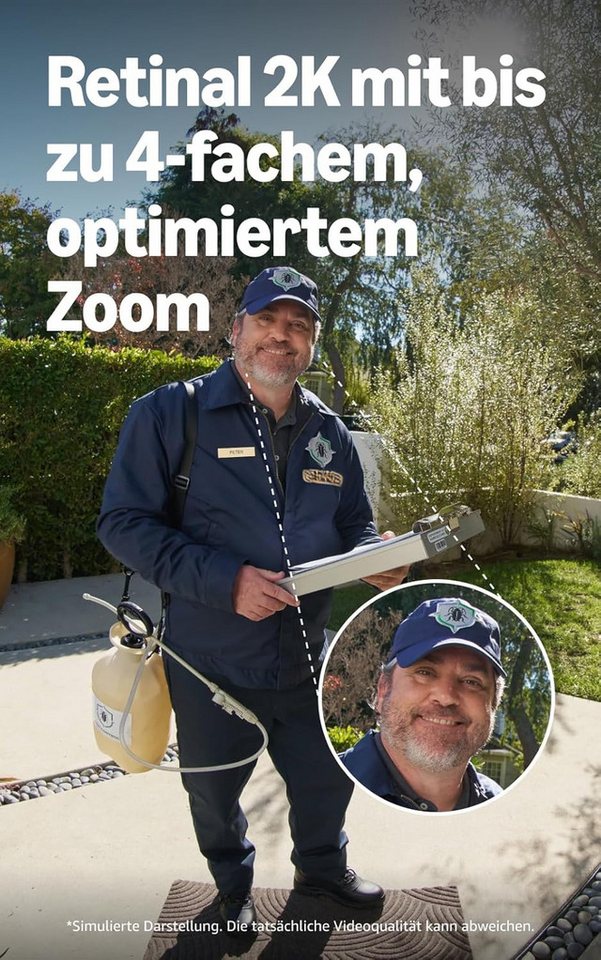 Ring Smart Home Türklingel Wired Video Doorbell 2K (Neuste Generation) (Außenbereich, Eingangsbereich, Haustür, Nachtsicht, Gegensprechfunktion, Bewegungserkennung)