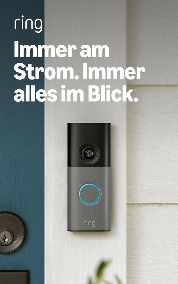 Ring Smart Home Türklingel Wired Video Doorbell 2K (Neuste Generation) (Außenbereich, Eingangsbereich, Haustür, Nachtsicht, Gegensprechfunktion, Bewegungserkennung) Bild 4