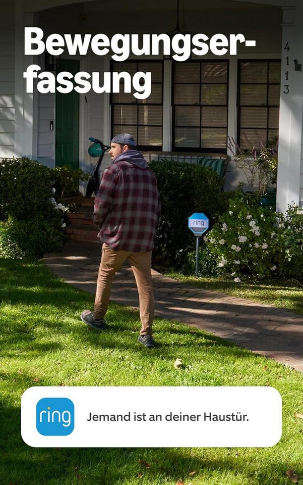Ring Smart Home Türklingel Wired Video Doorbell 2K (Neuste Generation) (Außenbereich, Eingangsbereich, Haustür, Nachtsicht, Gegensprechfunktion, Bewegungserkennung) Bild 5