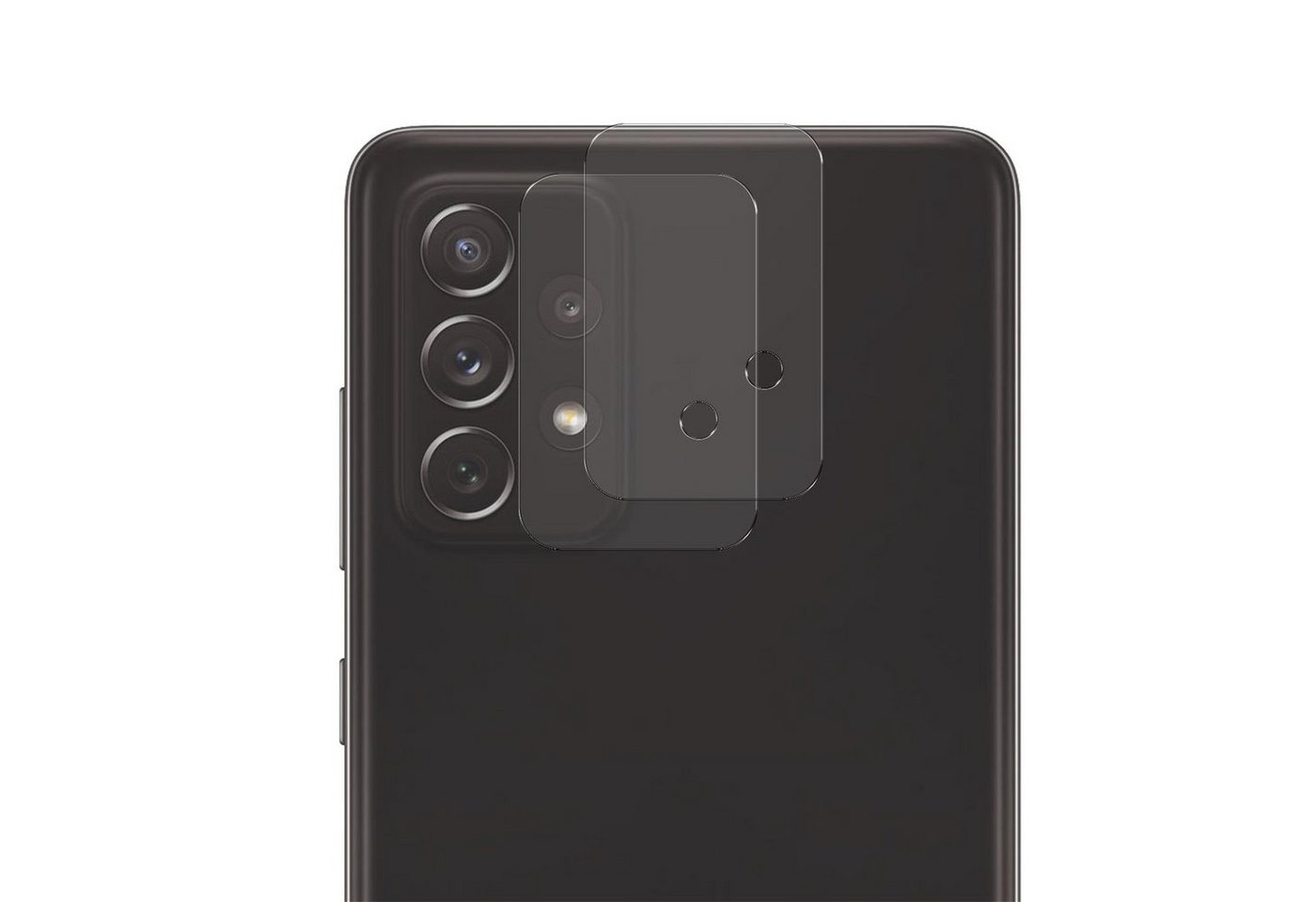CoolGadget Schutzfolie Panzerfolie für Samsung A72, (Spar-Set 4in1, 2x Displayschutz, 2x Kameraschutz), Panzerglas Schutzfolie für Samsung Galaxy A72 Folie Bild 5