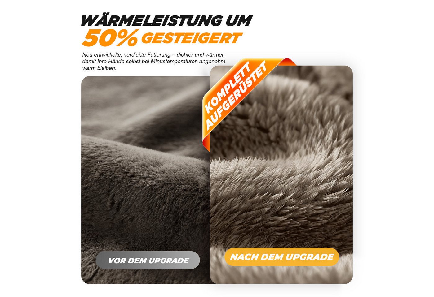 TANSTC Thermohandschuhe Fahrradhandschuhe Kinder Warme Handschuhe Softshell Winterhandschuhe (Set) Touchscreen,rutschfeste,reflektierende,wärme,leicht,winddicht Bild 4