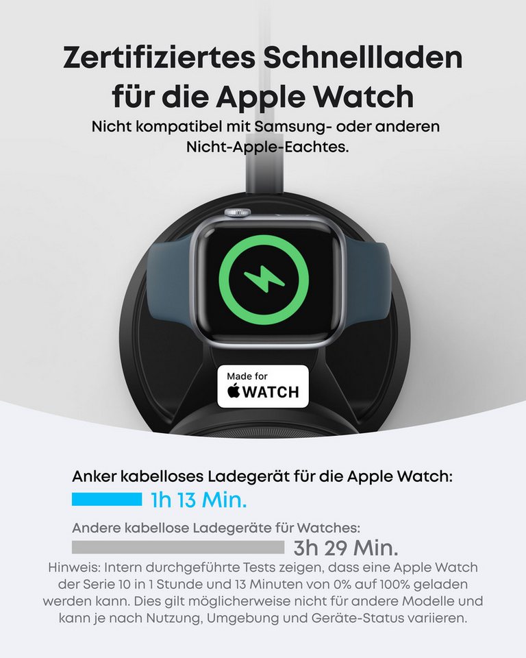 Anker Anker MagGo 3-in-1 Ladestation Qi2 15W MagSafe kompatibel Ladegerät Induktions-Ladegerät (Set, kabellose Ladestation, 40W USB-C Adapter, 1,5m USB C auf USB C Kabel, iPhone Induktive Ladestation, Wireless Charger für iPhone und mehr)