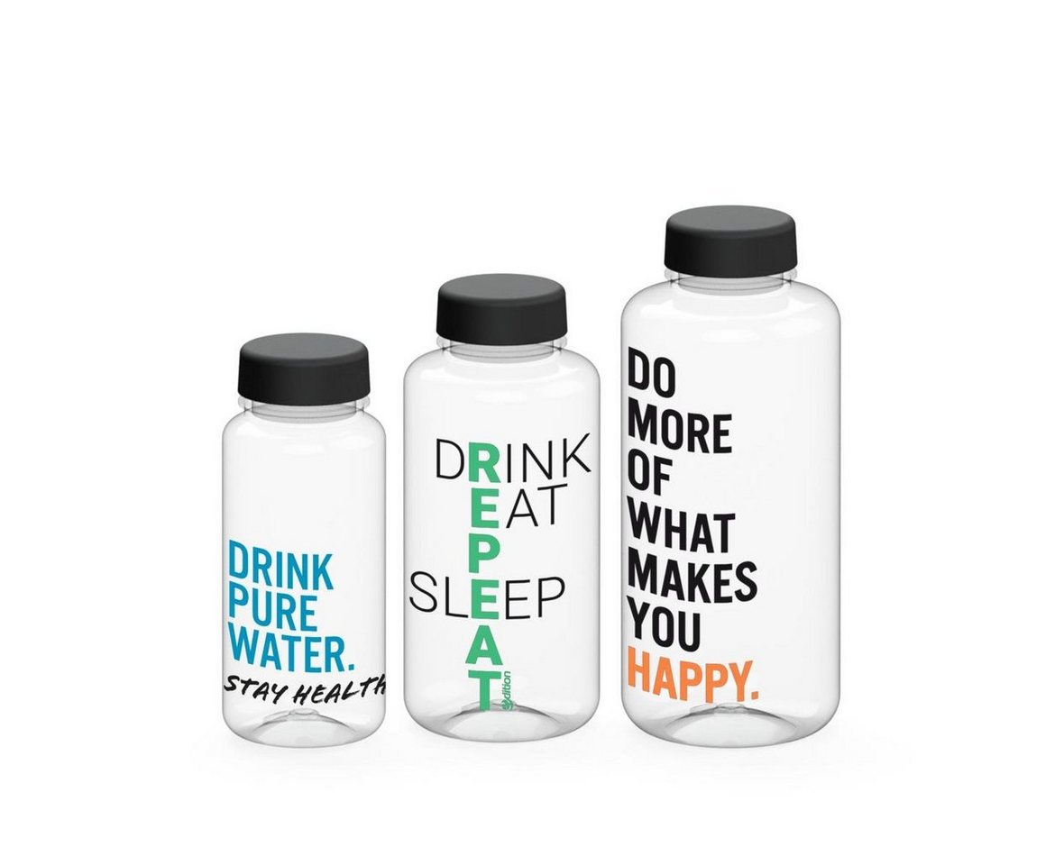 elasto Trinkflasche 0,7 L Wasserflasche "Refresh" Tritanflasche mit Deckel, Made in Germany, Geschmacksneutral, Robust, Sportflasche, Tritan Bild 3