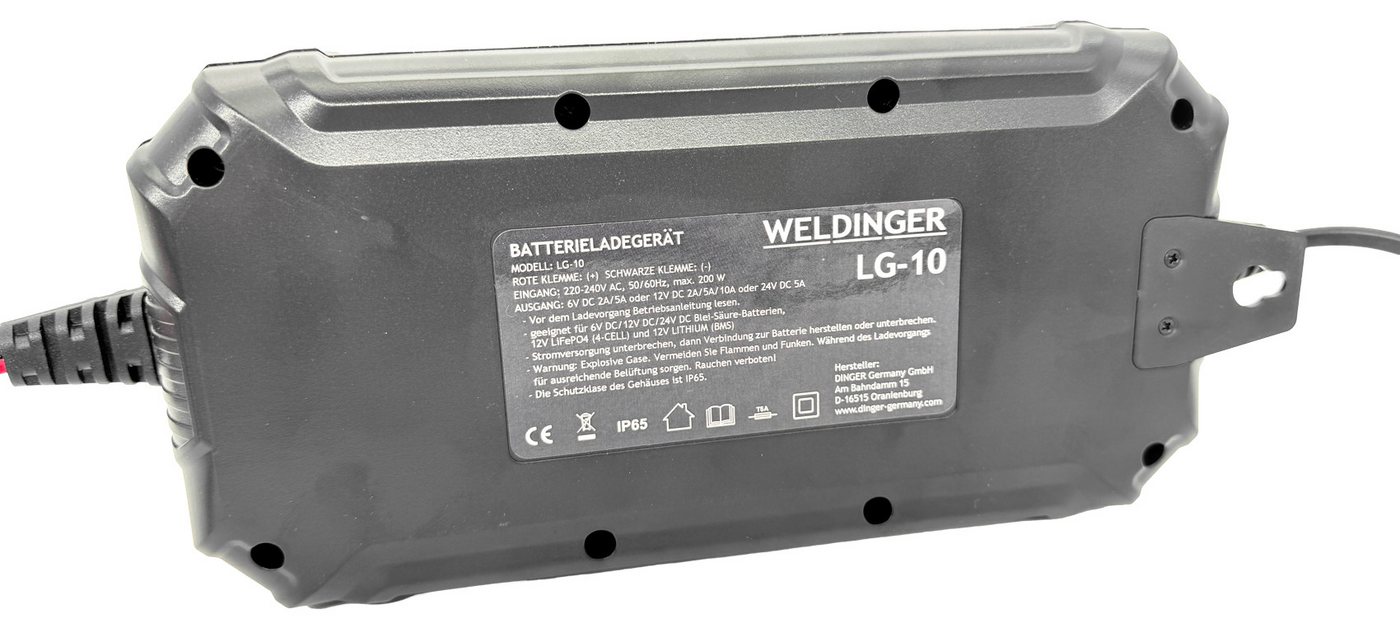 WELDINGER Batterie-Ladegerät LG10 smartinvert 10A load repair boost 6-24V Autobatterie-Ladegerät Bild 5