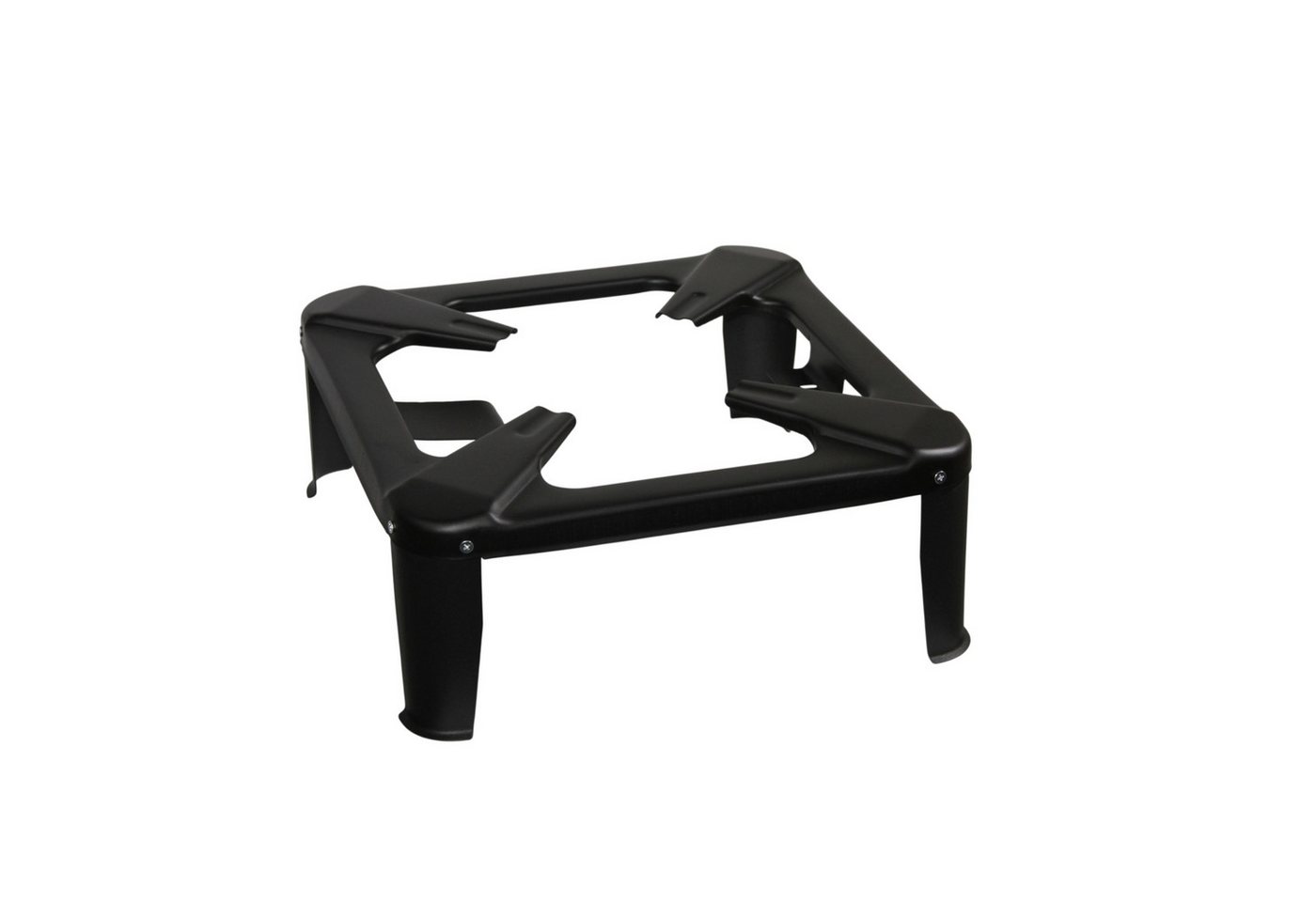 HELO24 Gaskocher Hockerkocher Gasbrenner Camping Wok 6,5kW 4-Fuß H1 + Schlauch + Regler