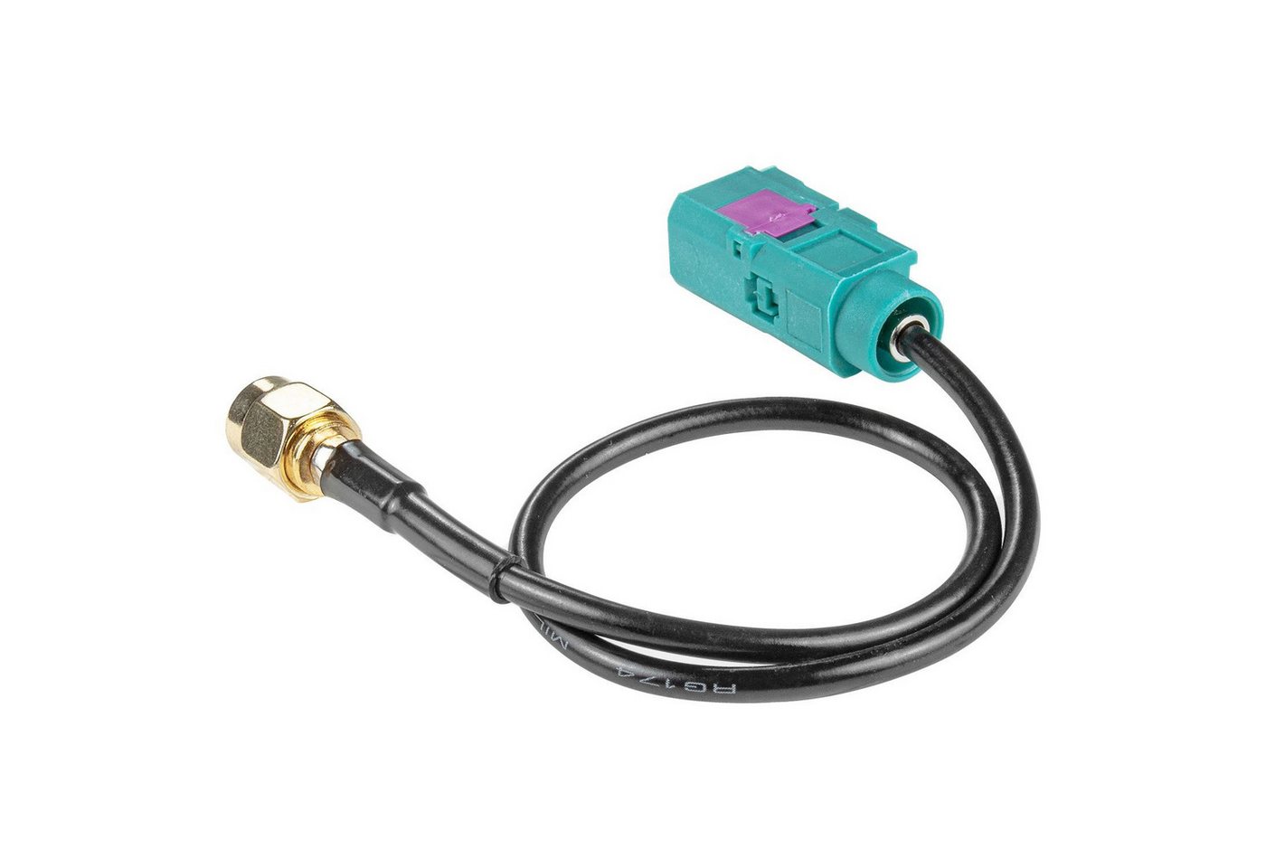 tomzz Audio Fakra (F) Antennenadapter Kupplung auf SMA (M) Stecker GPS DAB Navi KFZ-Adapter