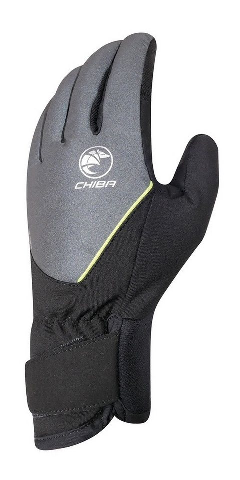 Chiba Fahrradhandschuhe Roadmaster Reflex dunkelgrau/schwarz - 1 Paar