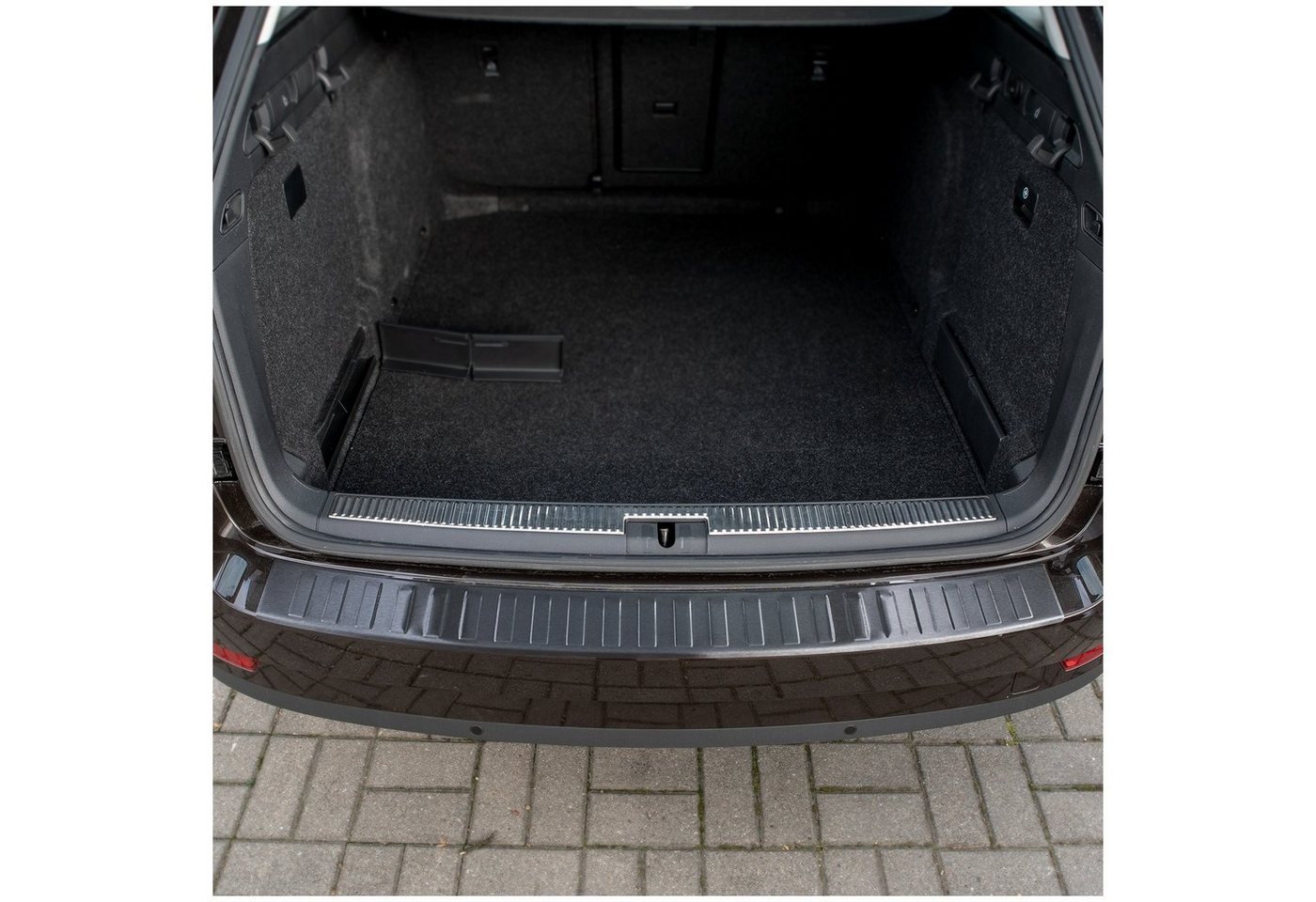 tuning-art Ladekantenschutz L275 Edelstahl passgenau für Skoda Superb 3 Kombi Anthrazit -2019 Bild 2