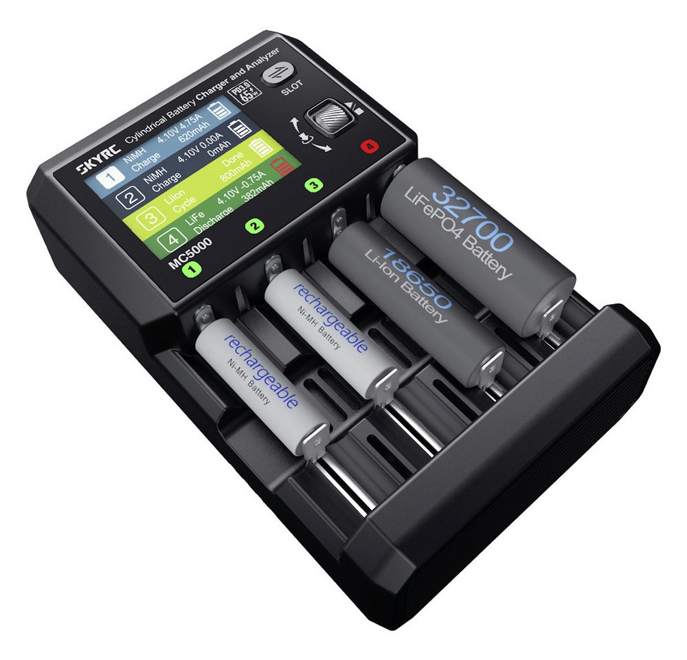 SkyRC SKYRC MC5000 Ladegerät LiIon, Li-ion HV, LiFe, NiMH, NiCd, eneloop, Ni Rundzellen-Lader