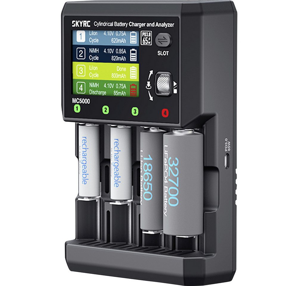 SkyRC SKYRC MC5000 Ladegerät LiIon, Li-ion HV, LiFe, NiMH, NiCd, eneloop, Ni Rundzellen-Lader Bild 2