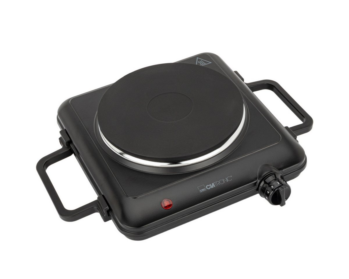 CLATRONIC Einzelkochplatte EKP 3582, für Camping, Küche, Büro, 1500W, Ø ca. 180 mm