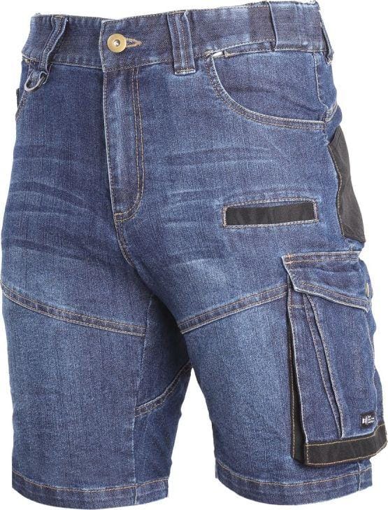 Arbeits Shorts lahti pro Denim Blau Eng 12 Taschen