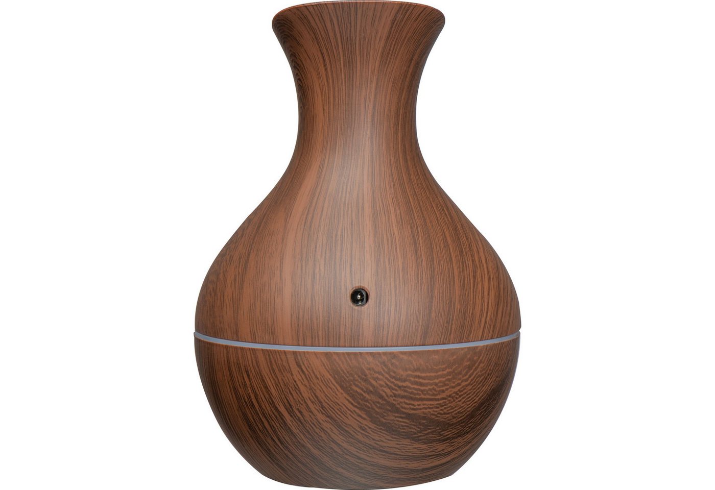 Macma Luftbefeuchter Luftbefeuchter / 130 ml / in dunkler Holzoptik / inklusive USB-Ladekab