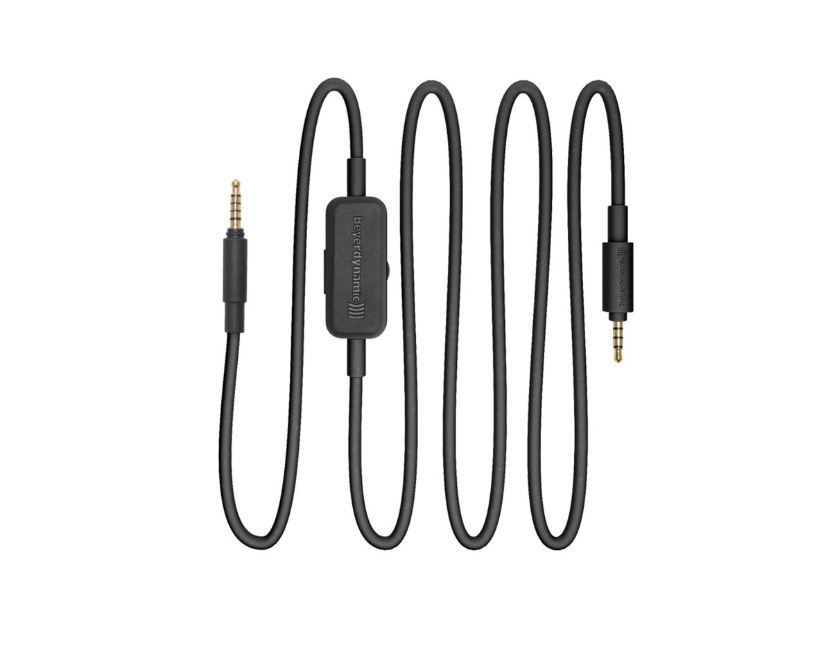 beyerdynamic MMX 330 PRO / MMX 300 PRO / MMX 300 (2. Gen) Anschlusskabel Audio-Kabel, (120 cm), Integrierte Kabelfernbedienung, Hochwertige Signalübertragung