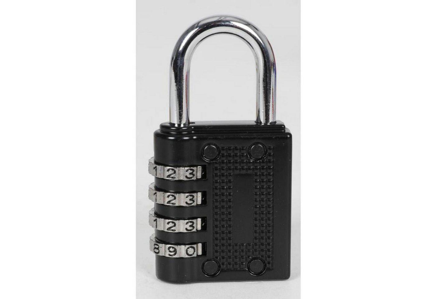BURI Zahlenbügelschloss Zahlenvorhängeschloss Metall 4-stellig Schloss Koffer Spind Rucksack