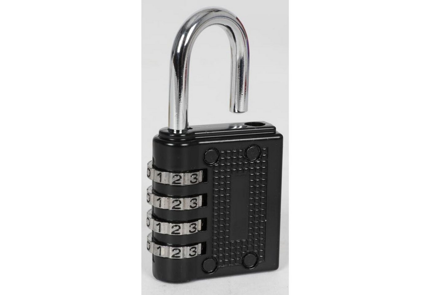 BURI Zahlenbügelschloss Zahlenvorhängeschloss Metall 4-stellig Schloss Koffer Spind Rucksack Bild 4