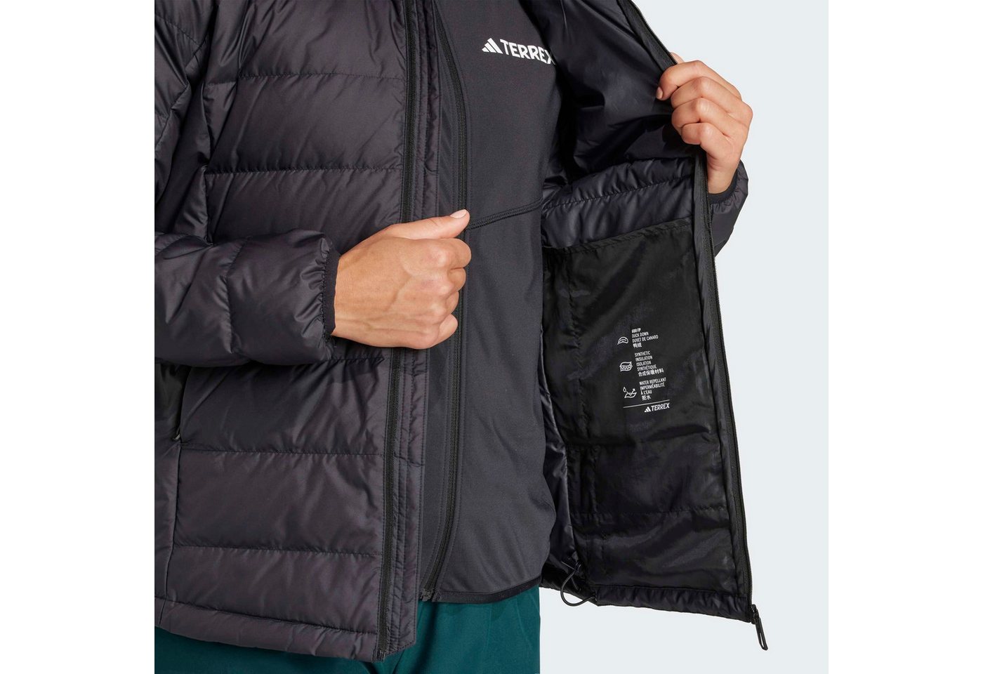 adidas TERREX Outdoorjacke W MT DOWN H J sportlicher Stil, aus Polyester, mit Reißverschluss Bild 4