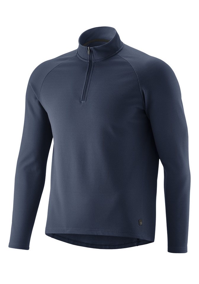 Gonso Radtrikot Essential Jersey Longsleeve Therm M Herren Radtrikot half-zip, langarm Trikot, Semi Fit Bild 2