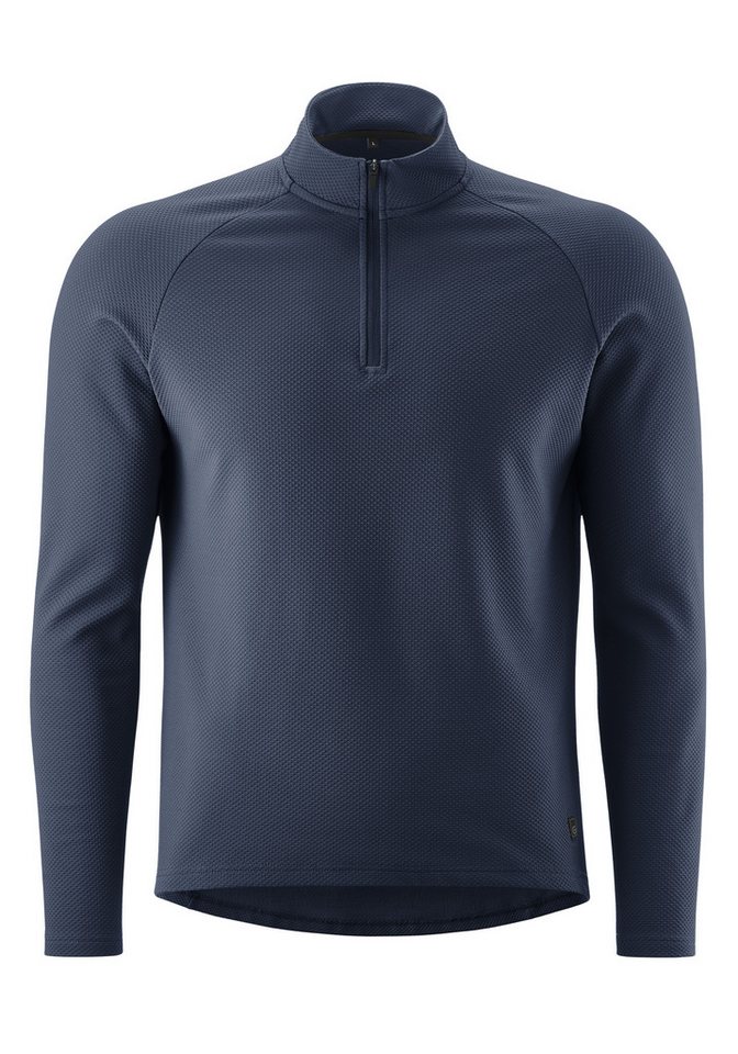 Gonso Radtrikot Essential Jersey Longsleeve Therm M Herren Radtrikot half-zip, langarm Trikot, Semi Fit Bild 3