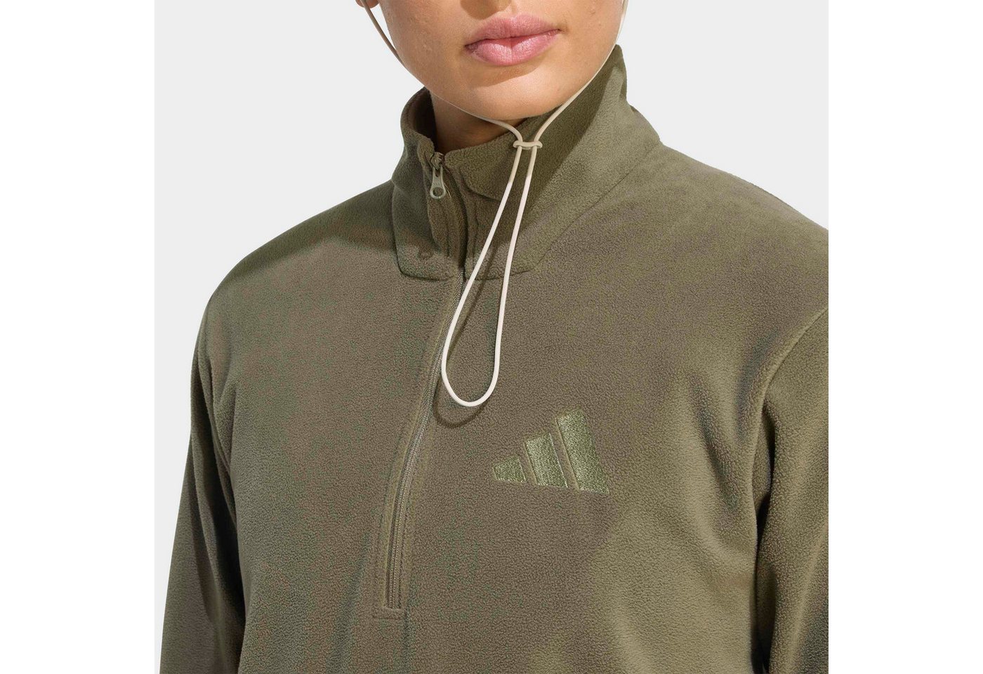 adidas TERREX Rollkragenshirt W MT ESS HZ FL sportlicher Stil, für Sportmode und Streetwear, mit Reißverschluss Bild 3