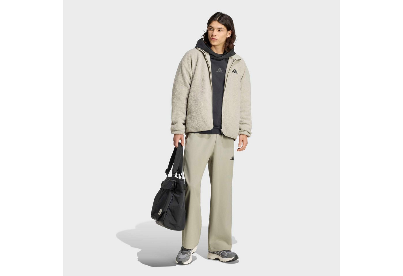 adidas Sportswear Outdoorjacke CITY TECH 3-STREIFEN, DURCHGEHENDER REISSVERSCHLUSS mit sportlichem Stil, für Erwachsene, aus Polyester Bild 5