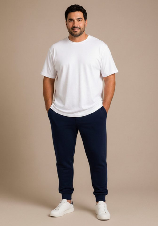 Man's World Plus Jogger Pants mit gerader Beinform, im Regular Fit, auch in großen Größen Bild 2