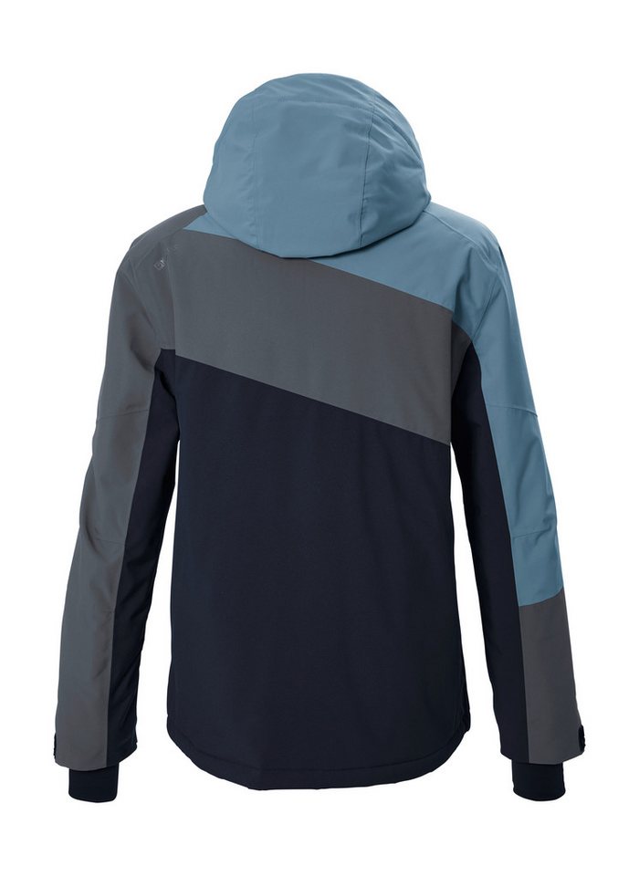 Killtec Skijacke KSW 89 MN SKI JCKT Mehrfarbige, wasserdichte Skijacke mit abnehmbarer Kapuze Bild 2