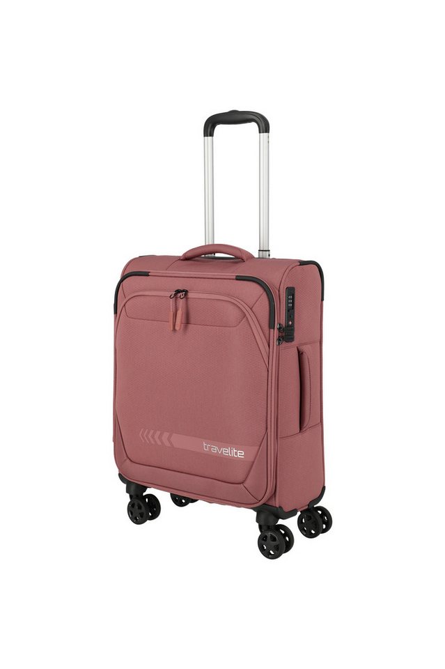 travelite Handgepäckkoffer KICK OFF Reisekoffer, 4 Rollen, 4 Doppelrollen, Außentaschen und Packgurte – leicht und robust Bild 3