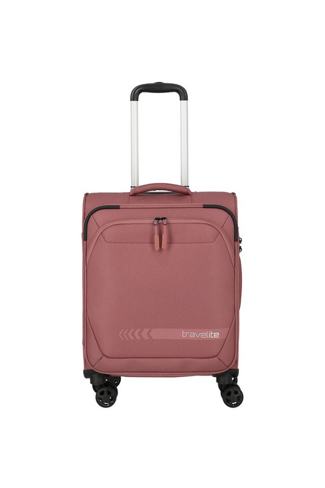 travelite Handgepäckkoffer KICK OFF Reisekoffer, 4 Rollen, 4 Doppelrollen, Außentaschen und Packgurte – leicht und robust Bild 4
