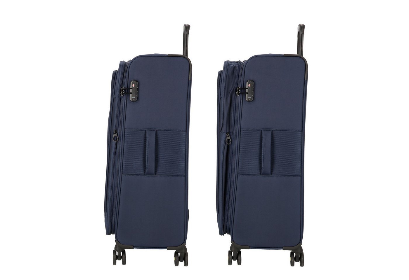 D&N Weichgepäck-Trolley Travel Line, 4 Rollen, Nylon Bild 5