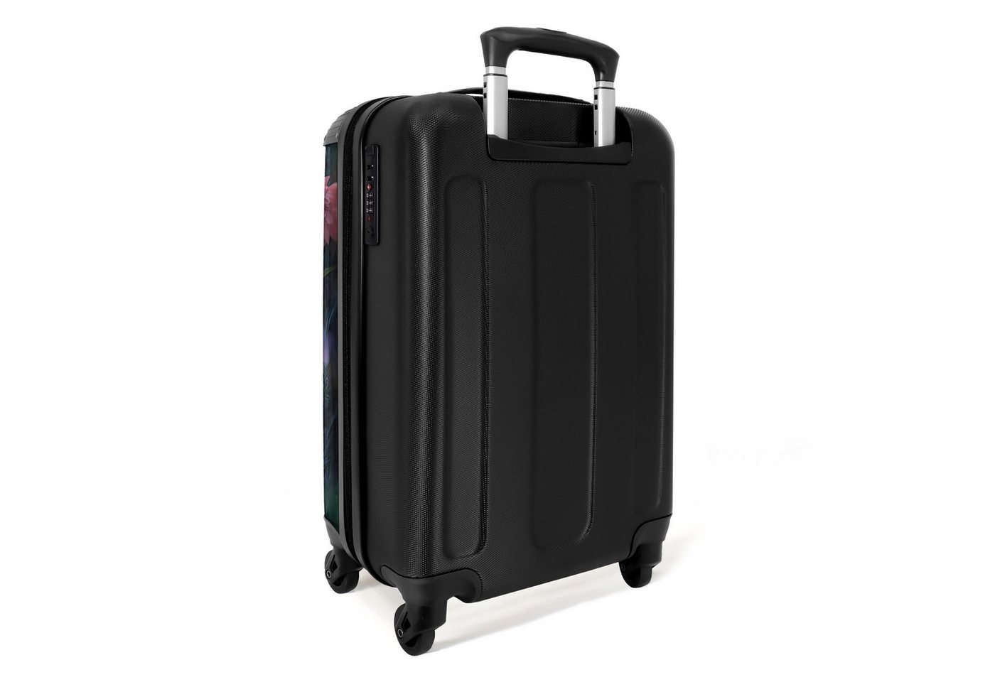NoBoringSuitcases.com© Kinderkoffer Kätzchen - Blumen - Wald - Illustration - Katze 55x35x20cm, Reisetasche mit Rollen, Koffer Handgepäck Flugzeug Bild 2
