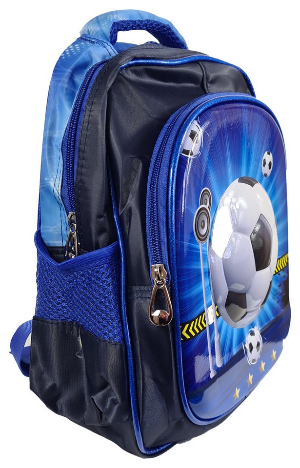 Einkaufszauber Kinderrucksack Kinder Rucksack Fußball 3D, Fussball in 3D geformt Bild 4