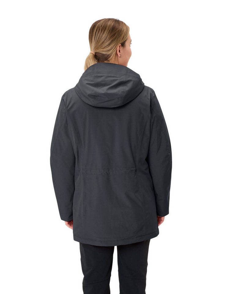 VAUDE Outdoorjacke Women's Rosemoor Padded Parka (1-St) wetterfester Winterparka gefüttert