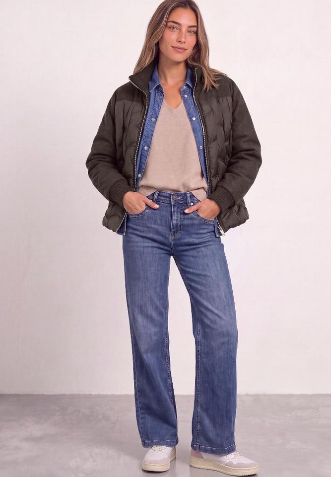 STREET ONE Outdoorjacke Strukturmix Jacke mit geklebter Steppung Bild 5