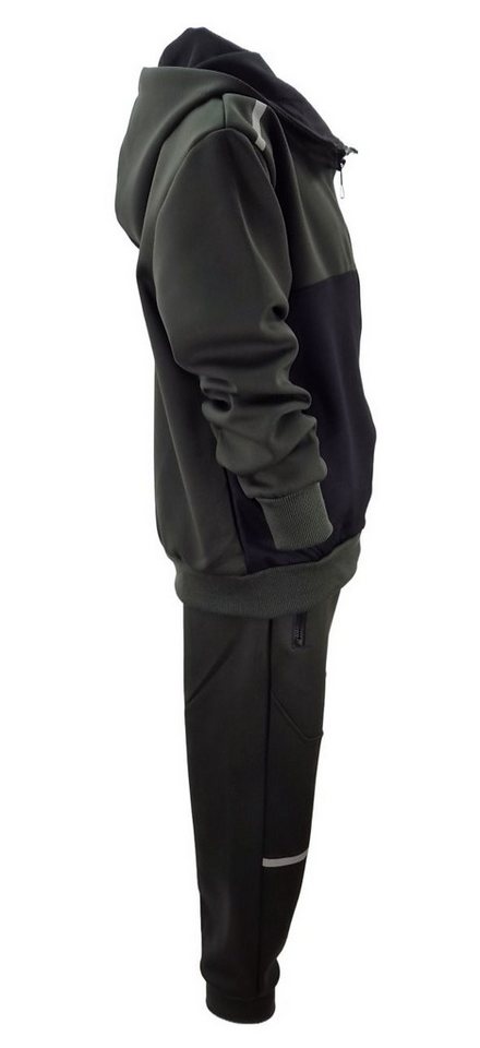 Fashion Boy Trainingsanzug Sportganzug Freizeitanzug Jungen/Mädchen Stretch JF3766 (Set), bestehend aus Hose und Jacke, für Kinder