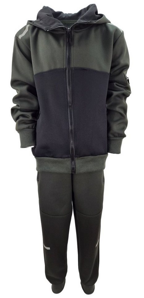 Fashion Boy Trainingsanzug Sportganzug Freizeitanzug Jungen/Mädchen Stretch JF3766 (Set), bestehend aus Hose und Jacke, für Kinder Bild 3