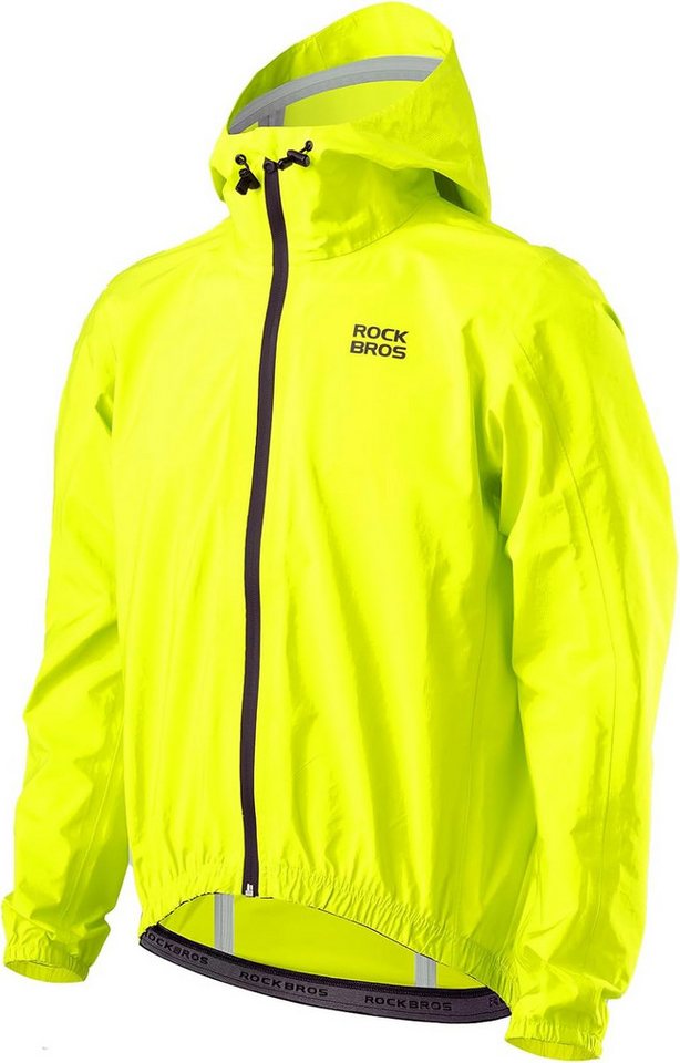 ROCKBROS Regenmantel Atmungsaktive wasserdichte Regenjacke für Damen und Herren Bild 3
