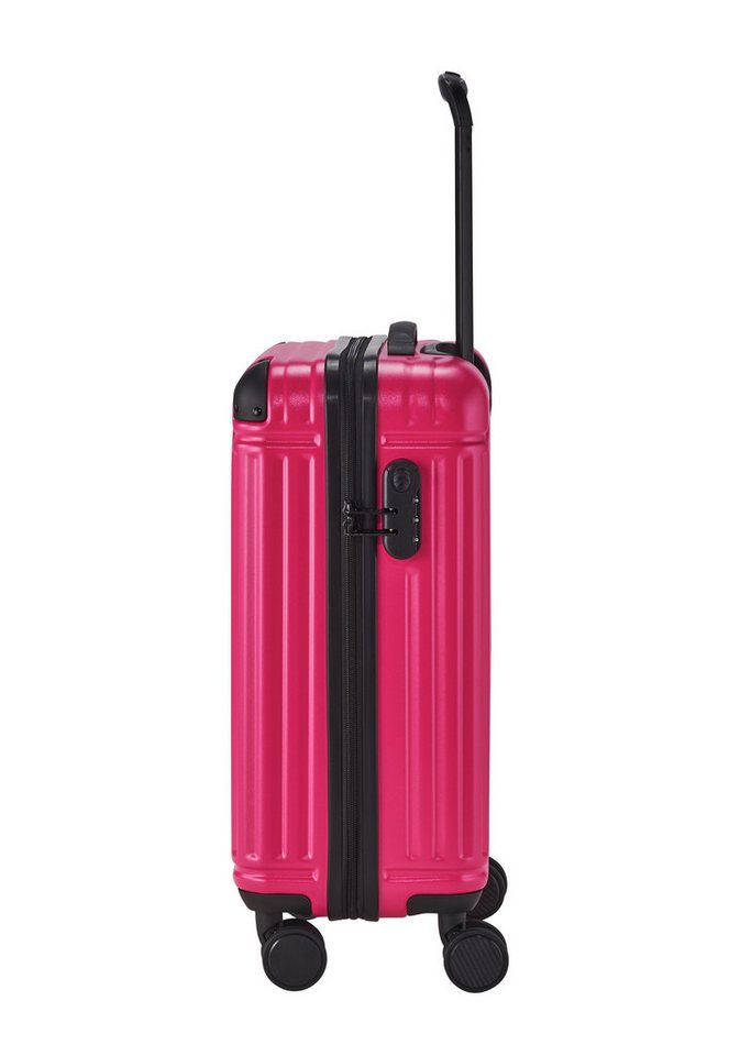 travelite Handgepäckkoffer Cruise, ABS Kabinengepäck, Pink, Türkis, Blau, 4 Rollen Bild 4