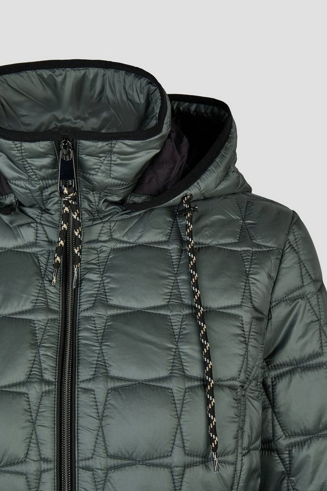Barbara Lebek Steppjacke Barbara Lebek Leichte Damenjacke mit Kapuze 38 (1-St)