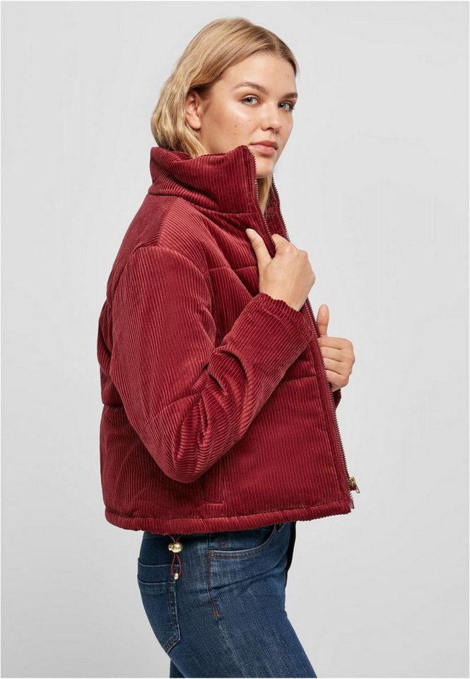 URBAN CLASSICS Outdoorjacke Ladies Corduroy Puffer Jacket Cordjacke Damen