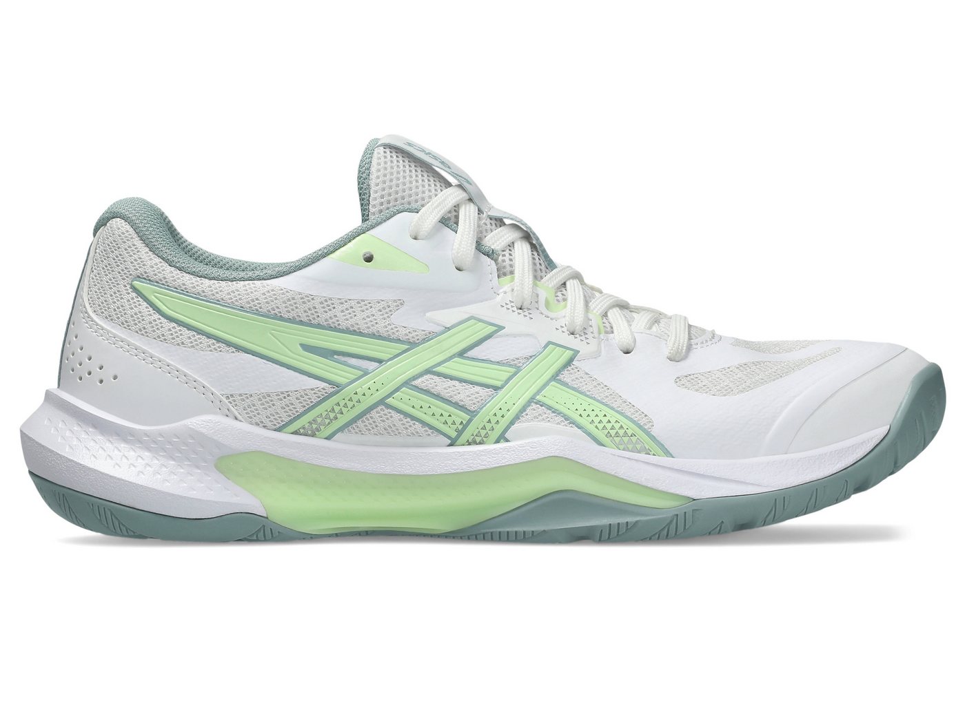 Asics GEL-TACTIC 13 WHITE/ILLUMINATE YELLOW Hallenschuh Bild 4